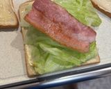 ベーコンキャベツ(レタス)ホットサンド作り方4写真