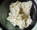 豚肉とキャベツのおかかバター醤油うどん作り方1写真