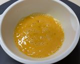 【簡単副菜】オイスターソースで舞茸小松菜の卵炒め作り方1写真