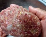 トマトと大葉で食べる💫ハンバーグ作り方4写真