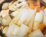 鶏肉＆根菜のおでん作り方2写真