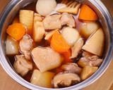 たけのことねっとり根菜の味しみしみ煮物🤭作り方3写真