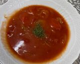 簡易な野菜のトマトスープ作り方5写真