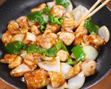 鶏肉のオイスターバター黒胡椒炒め🤩🍚作り方4写真