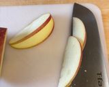 簡単！初心者の🔰パフェ風林檎の飾り🍎作り方5写真