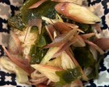 超簡単みょうがワカメの白だし梅そうめん作り方4写真