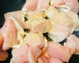鶏肉とキャベツのチーズ玉子野菜炒め作り方1写真