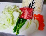 ♡焼きうどん♡こってり甘いソース味♥作り方1写真