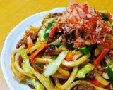 ♡焼きうどん♡こってり甘いソース味♥作り方4写真