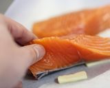 鮭の胡麻みそマヨネーズ焼き。作り方3写真