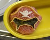 キャラ弁■ゴーカイレッド弁当作り方4写真
