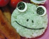 キャラ弁カンタンおにぎり2…カエル作り方3写真