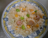夏休みのお昼に♫炊飯器で☆簡単エビピラフ作り方6写真
