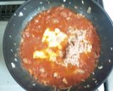 とろけるシーチキントマトパスタ作り方4写真