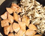 鮭とズッキーニのソテー　ニンニク風味作り方5写真