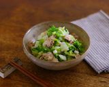 レンジで★白菜と豚こま肉の旨塩蒸し作り方6写真