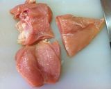 若鶏むね肉の香草ガーリック焼き作り方2写真