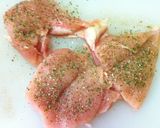 若鶏むね肉の香草ガーリック焼き作り方4写真