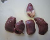 鶏もつの照り煮作り方1写真