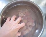 鶏もつの照り煮作り方3写真