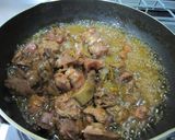 鶏もつの照り煮作り方6写真