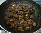 鶏もつの照り煮作り方7写真