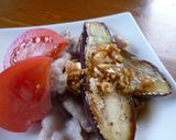 夏に❢豚バラと茄子に、薬味ダレ❢作り方8写真