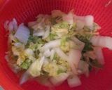 白菜とツナの塩昆布和え作り方1写真