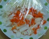 簡単♪レンジでチンした野菜オムレツ♪作り方2写真
