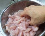 辛くて旨い☆鳥胸肉ともやしのキムチ炒め作り方1写真