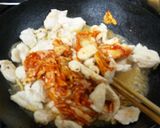 辛くて旨い☆鳥胸肉ともやしのキムチ炒め作り方4写真