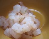 簡単＊高菜とえびのわさびクリームパスタ作り方3写真