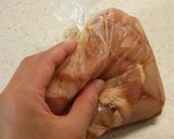 焼肉のたれで簡単✿鶏むねの蒸し揚げ焼き作り方2写真