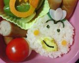 キャラ弁カンタンおにぎり7…はなかっぱ作り方4写真