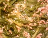 小松菜と鶏挽肉の炒め物作り方9写真