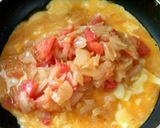トマトとチーズ入り卵焼き作り方4写真