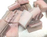 マグロのトロの端肉でねぎまみれ焼き作り方2写真