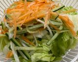 【簡単副菜】野菜サラダとポン酢ドレッシング作り方2写真