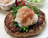 醤油麹でおくらともずく入り豆腐バーグ。作り方5写真