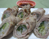 もやしとねぎのクルクル肉巻き（梅添え）作り方4写真