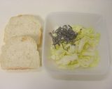 塩うまっ♥塩昆布キャベツトースト♪作り方1写真