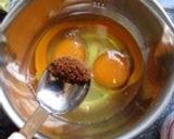 夏にピッタリ♬簡単枝豆入りだし巻き玉子作り方2写真