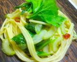 超簡単！セロリとアンチョビのパスタ♡作り方5写真