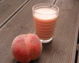 【夏】桃とミニトマトの豆乳ジュース。作り方2写真