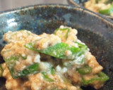 本日の小鉢 ５分でオクラの白あえ作り方4写真