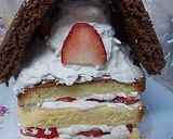 おうち形ケーキ作り方16写真