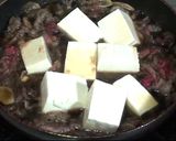 【あっという間に】フライパンで肉豆腐♪作り方5写真