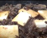 【あっという間に】フライパンで肉豆腐♪作り方6写真