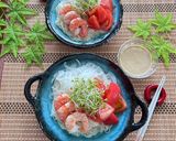 簡単サラダそうめん★マヨポンだれ作り方4写真
