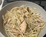 鶏ささみともやしのガーリックバターレモン作り方2写真